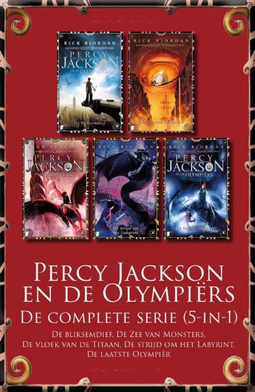 Cover of the book Percy Jackson en de Olympiërs – De complete serie (5-in-1) by Rick Riordan, Uitgeverij Unieboek | Het Spectrum