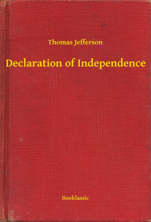 Cover of the book Declaration of Independence by Thomas Jefferson, Booklassic