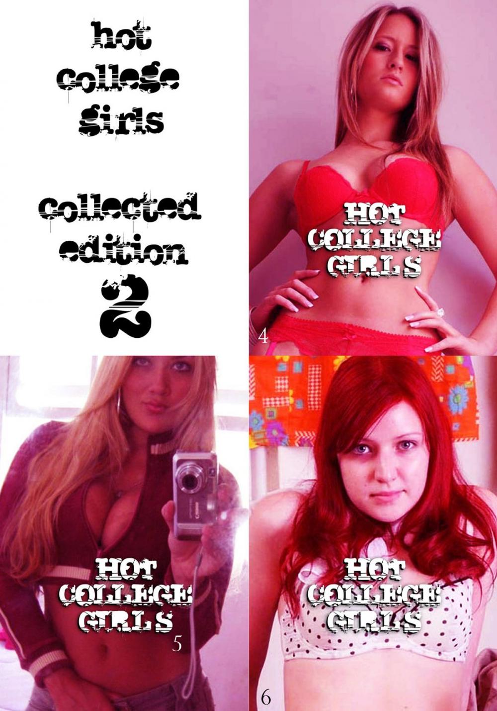 Big bigCover of Hot College Girls Collected Edition 2 - A sexy photo book - Volumes 4 to 6