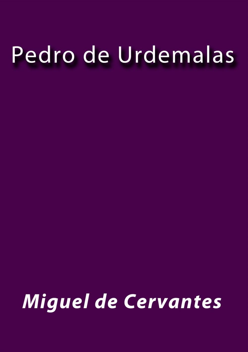 Big bigCover of Pedro de Urdemalas