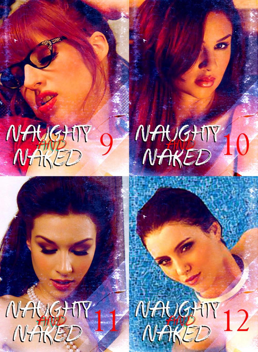 Big bigCover of Naughty and Naked Collected Edition 3- A sexy photo book - Volumes 9 to 12