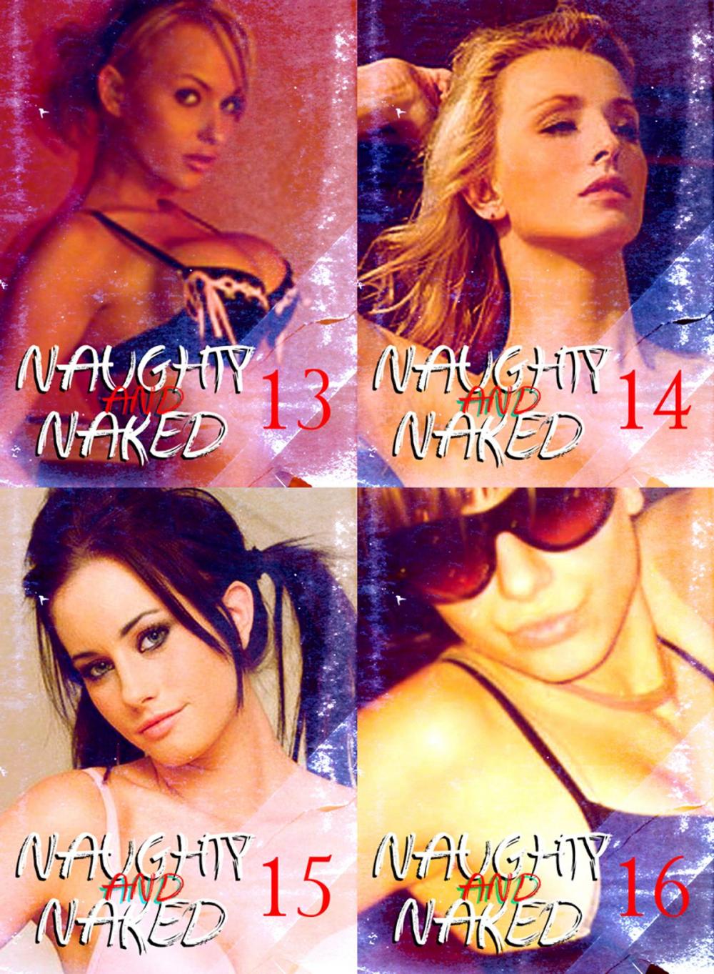 Big bigCover of Naughty and Naked Collected Edition 4- A sexy photo book - Volumes 13 to 16