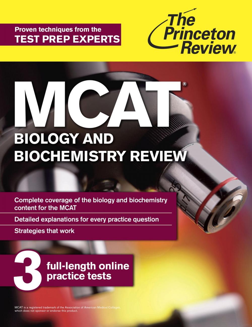 Big bigCover of MCAT Biology and Biochemistry Review