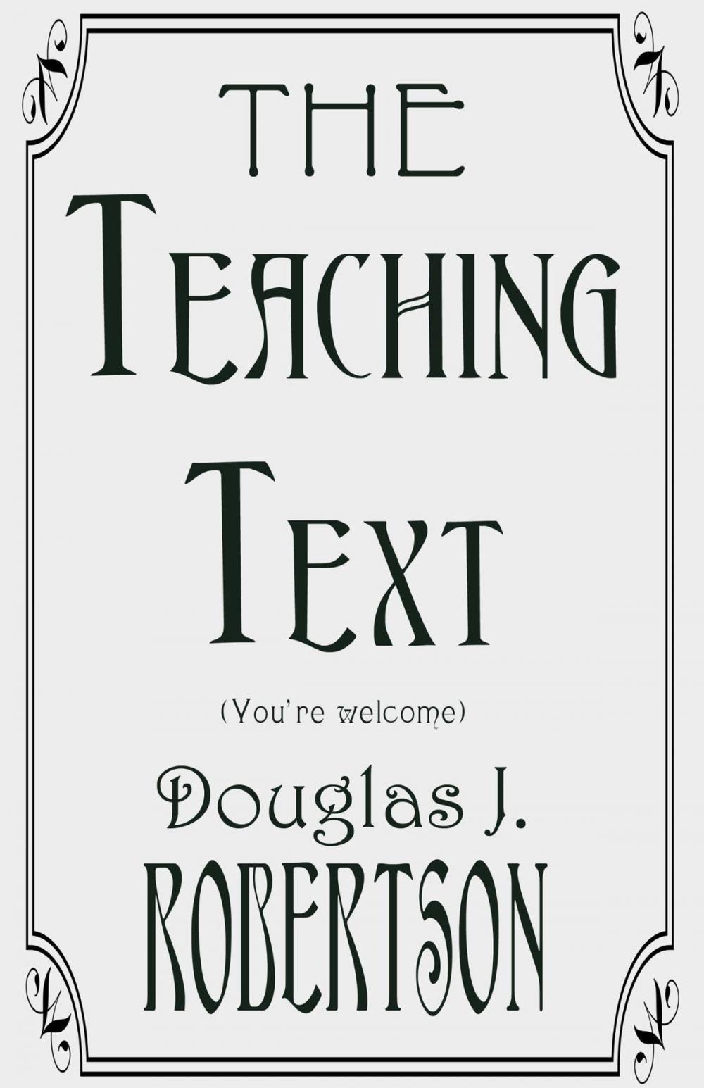 Big bigCover of The Teaching Text (You're Welcome)