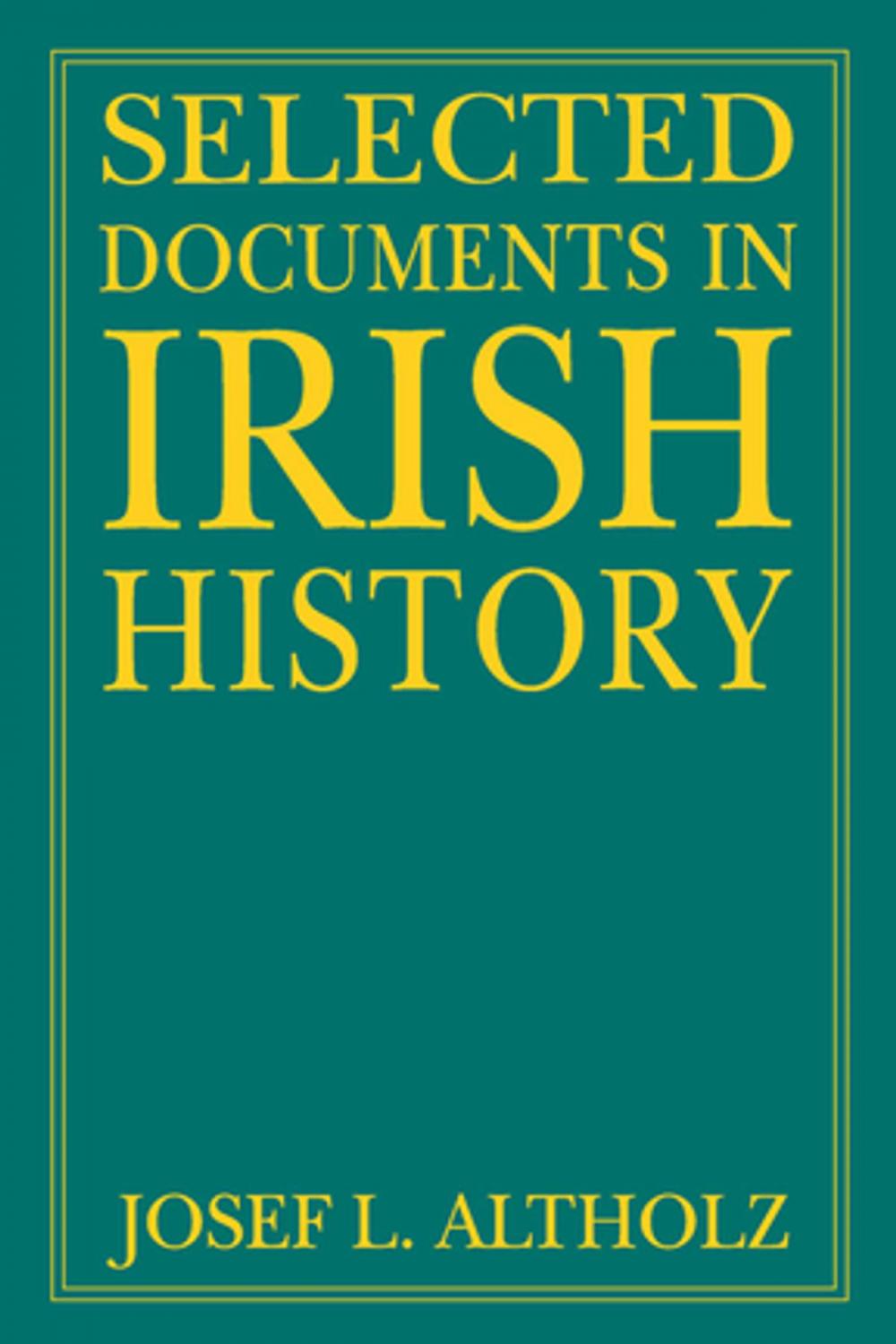 Big bigCover of Selected Documents in Irish History