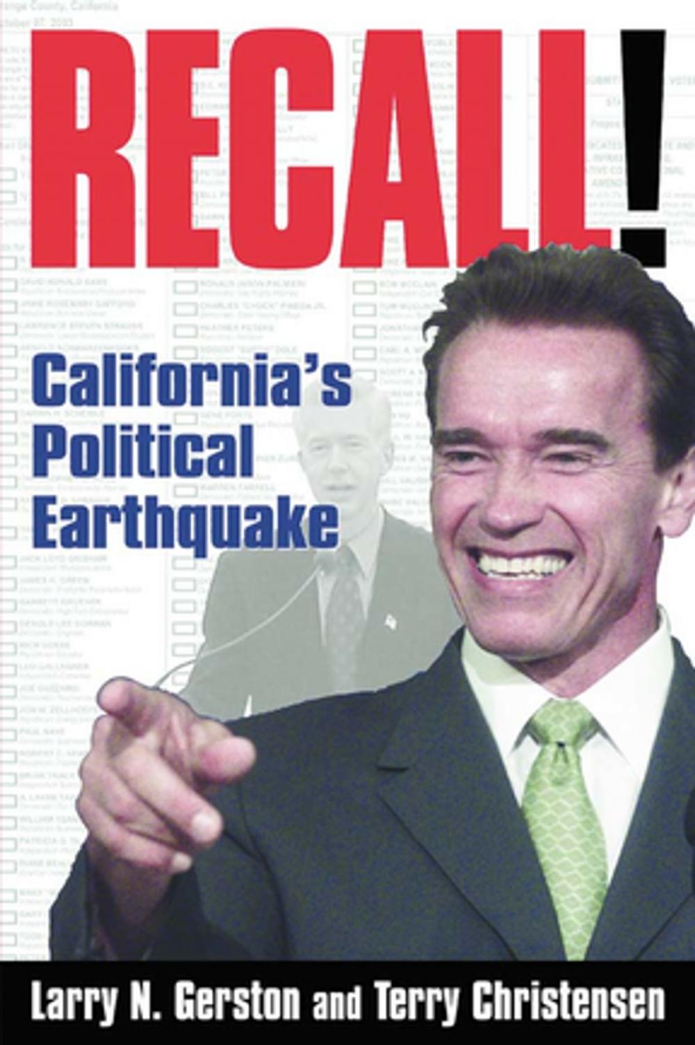 Big bigCover of Recall!: California's Political Earthquake