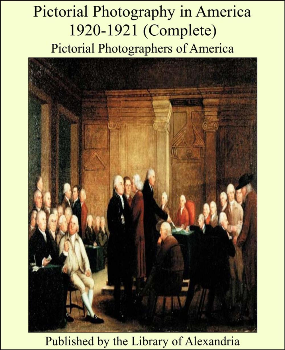 Big bigCover of Pictorial Photography in America 1920-1921 (Complete)