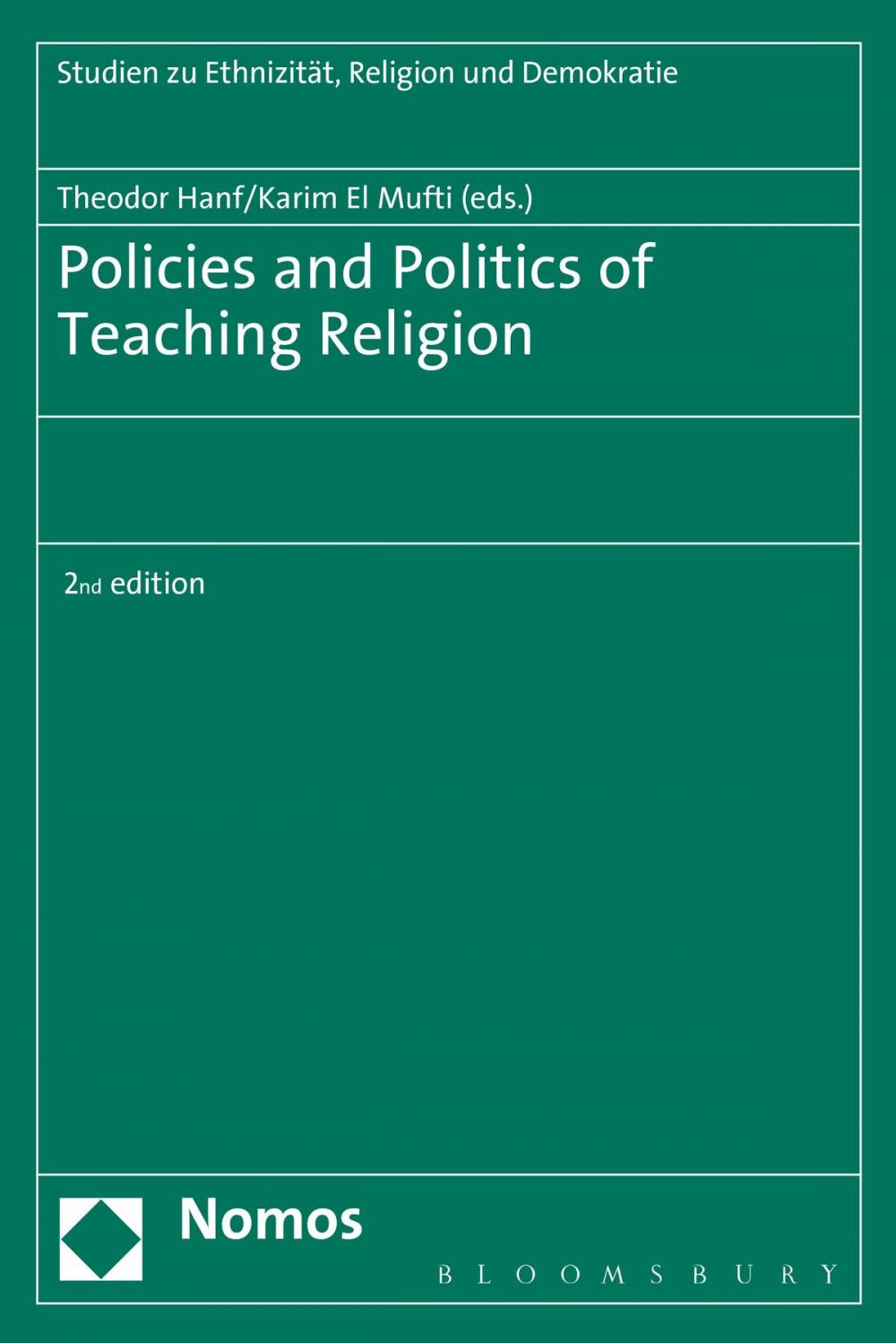 Big bigCover of Policies and Politics of Teaching Religion
