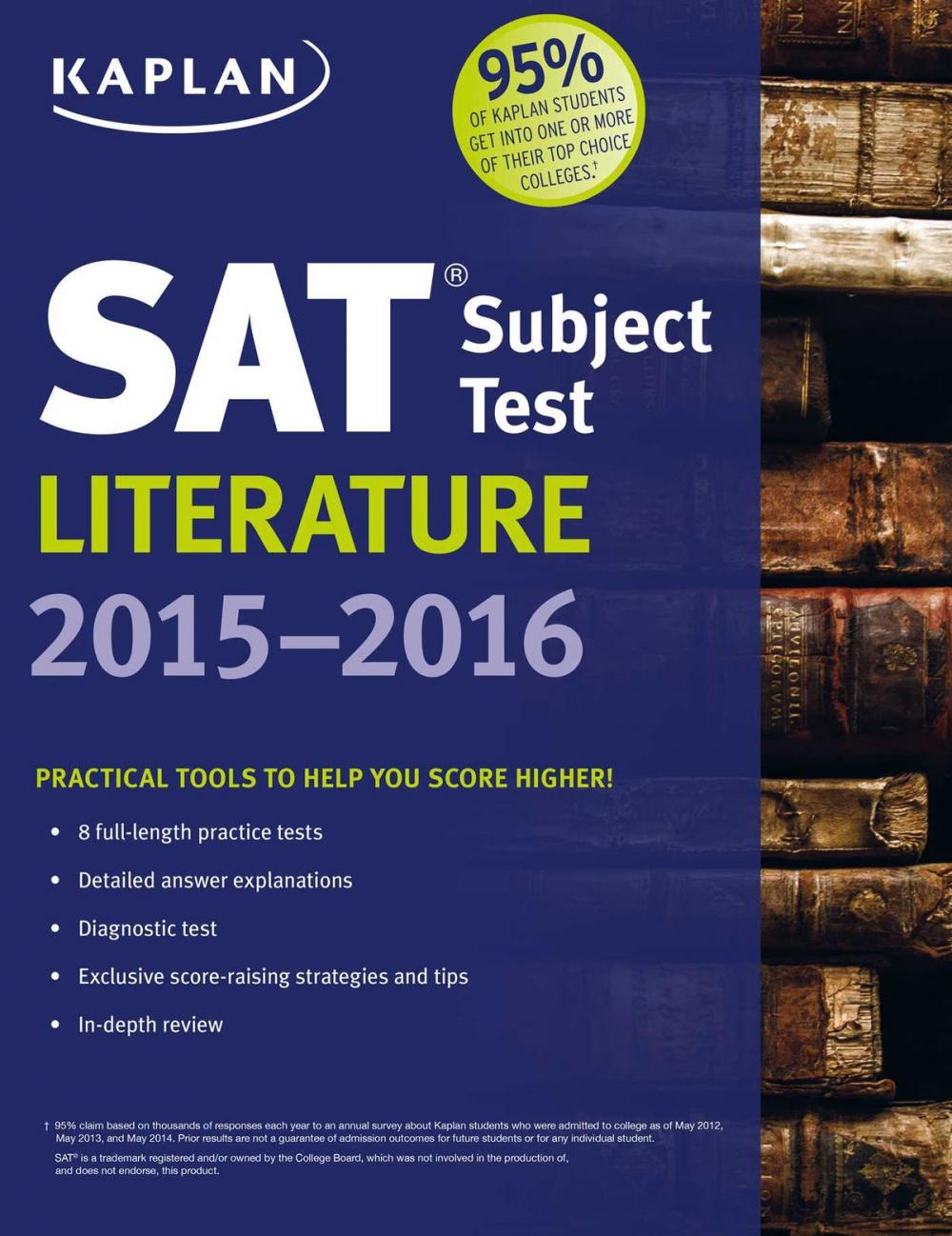 Big bigCover of Kaplan SAT Subject Test Literature 2015-2016