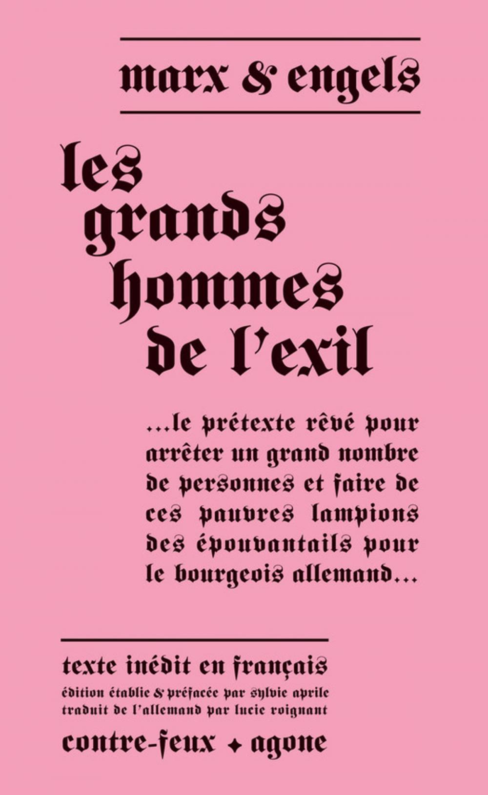 Big bigCover of Les Grands Hommes de l'exil