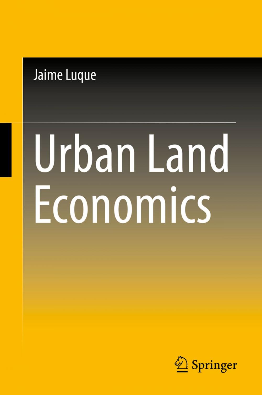 Big bigCover of Urban Land Economics