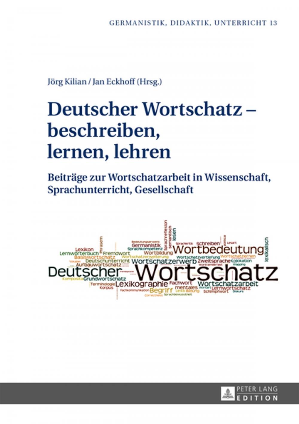 Big bigCover of Deutscher Wortschatz beschreiben, lernen, lehren