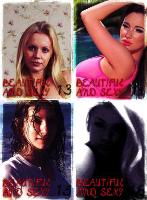 Cover of Beautiful and Sexy Collected Edition 4 - An erotic photo eBook - Volumes 13 to 16