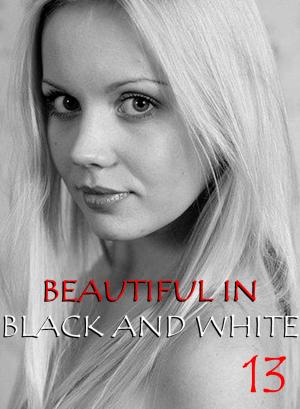 Cover of Beautiful in Black and White Volume 13 - An erotic photo book