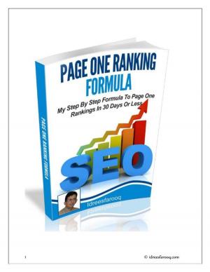 Book cover of Page One Ranking Formula