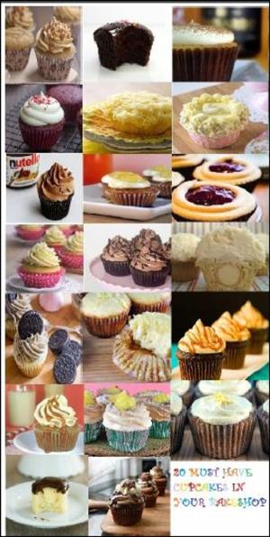bigCover of the book 20 MUST HAVE CUPCAKES IN YOUR BAKE SHOP by 