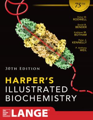 Cover of the book Harpers Illustrated Biochemistry 30th Edition by Brion Toss