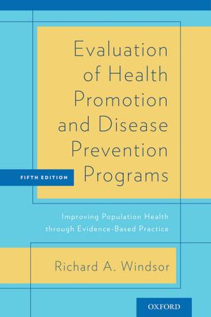 Cover of the book Evaluation of Health Promotion and Disease Prevention Programs by Sally S. Simpson