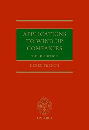 Cover of the book Applications to Wind Up Companies by Sanford C. Goldberg