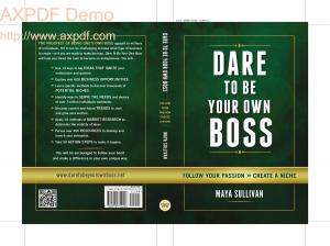 bigCover of the book Dare To Be Your Own Boss by 