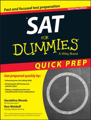 Book cover of SAT For Dummies 2015 Quick Prep