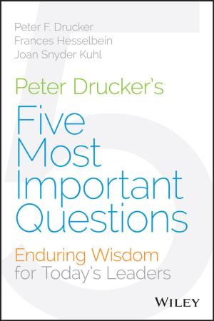 Book cover of Peter Drucker's Five Most Important Questions