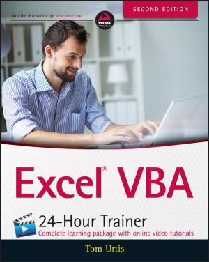 Cover of the book Excel VBA 24-Hour Trainer by Thomas Snyder