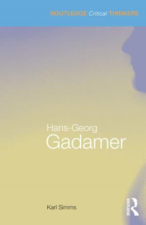 Cover of the book Hans-Georg Gadamer by Javier Girón Blanco, Torsten Dederichs