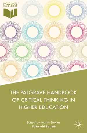 Cover of the book The Palgrave Handbook of Critical Thinking in Higher Education by E. Amoo-Adare