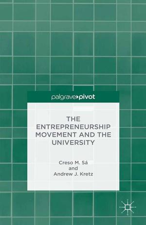 Book cover of The Entrepreneurship Movement and the University