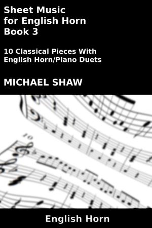 Book cover of Sheet Music for English Horn: Book 3