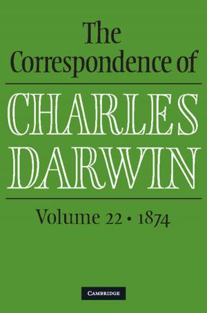 Book cover of The Correspondence of Charles Darwin: Volume 22, 1874