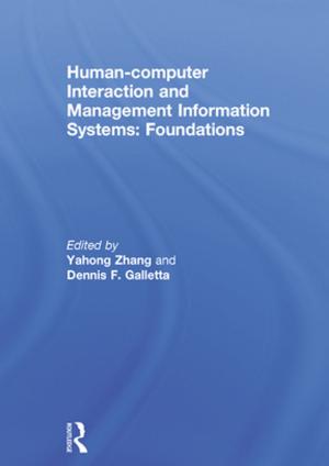 Book cover of Human-computer Interaction and Management Information Systems: Foundations