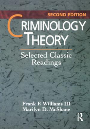Book cover of Criminology Theory