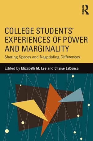 Cover of the book College Students' Experiences of Power and Marginality by Ross D. Inman