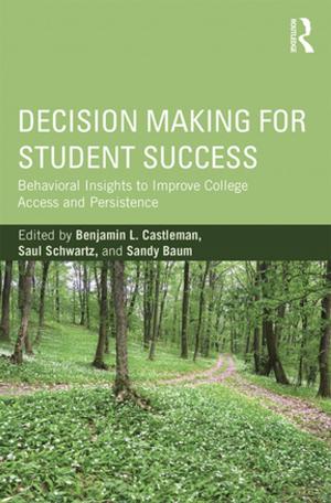 Cover of the book Decision Making for Student Success by Brian Gibbons