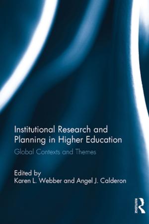 Cover of the book Institutional Research and Planning in Higher Education by Danielle Quinodoz