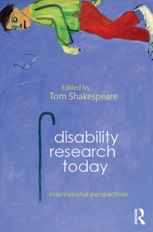 Cover of the book Disability Research Today by Dietmar Zöller
