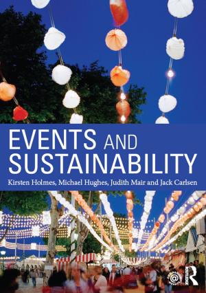 Cover of the book Events and Sustainability by Tahmina Karimova