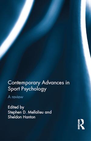 Cover of the book Contemporary Advances in Sport Psychology by Barbara Teetor Waite, John A. Pfitsch