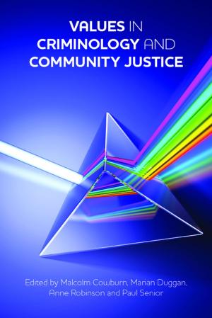 Cover of the book Values in criminology and community justice by 