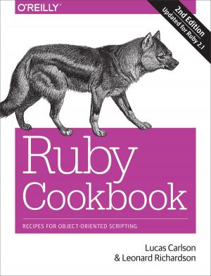 Cover of the book Ruby Cookbook by Kelsey Hightower, Brendan Burns, Joe Beda