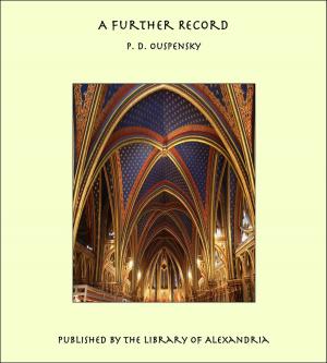 Cover of the book A Further Record by Julia Ward Howe