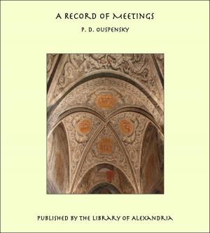 Cover of the book A Record of Meetings by Harry L. Hollingworth & Leta Stetter Hollingworth