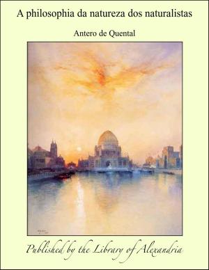 Book cover of A philosophia da natureza dos naturalistas