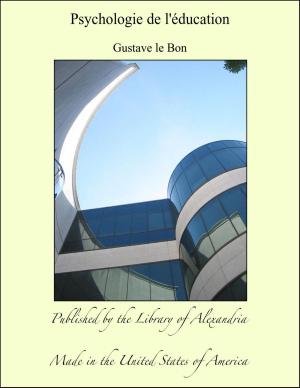 Cover of the book Psychologie de l'éducation by Sir Pelham Grenville Wodehouse