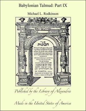Cover of the book Babylonian Talmud: Part IX by Dürer, Albrecht