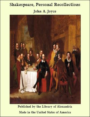 Cover of the book Shakespeare, Personal Recollections by Robert Hunt