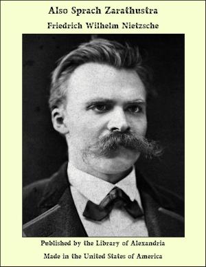 Cover of the book Also Sprach Zarathustra by Friedrich Wilhelm Nietzsche