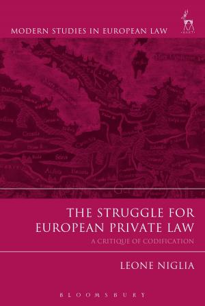 Cover of the book The Struggle for European Private Law by Connie Schofield-Morrison